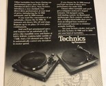 1977 Technics By Panasonic Vintage Print Ad Advertisement pa13 - £5.44 GBP