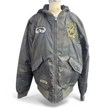 XRAY Dark Camo Hoody Men&#39;s Airforce Flight Jacket Size XL - $24.74