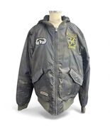 XRAY Dark Camo Hoody Men&#39;s Airforce Flight Jacket Size XL - $24.74