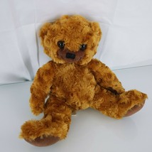 Manhattan Toy Brown Cheeky Plush Teddy Bear 11in Rattles inside Toes 2009 - £23.64 GBP