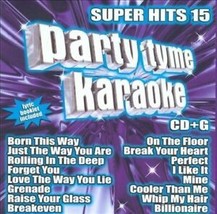 Party Tyme Karaoke: Super Hits, Vol. 15 by Karaoke (CD, Jun-2011, Sybersound Rec - £9.36 GBP