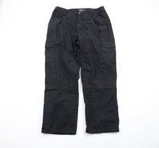 5.11 Tactical Series Mens 36x30 Faded Cotton Canvas Uniform Cargo Pants Black - £39.18 GBP