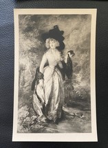 1900-05 B&amp;W RPPC Postcard - Thomas Gainsborough Painting of Juliana Lady... - £2.79 GBP