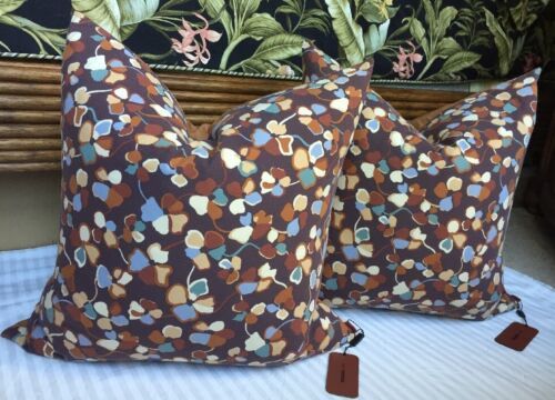 MISSONI HOME Set of 2 PILLOWS Size: 24 x 24" New SHIP FREE Action Collection - £879.29 GBP
