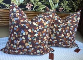 MISSONI HOME Set of 2 PILLOWS Size: 24 x 24&quot; New SHIP FREE Action Collec... - $1,100.00