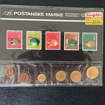 Set Yugoslavia 6 Coins + 5 Stamps 1982-83 Rare Old Collectible Serbia Co... - $8.60