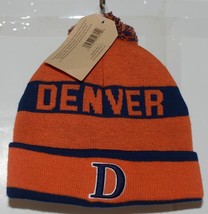 Donegal Bay NFL Denver Broncos Dark Blue Orange Cuffed Knit Cap - £14.37 GBP