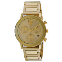 Movado Men&#39;s Bold Gold Dial Watch - 3600682 - £532.53 GBP