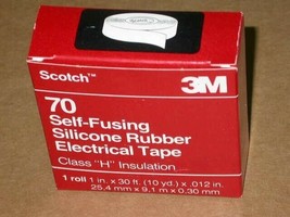 3M Scotch 70 Self-Fusing Silicone Electrical Tape rubber 1 roll - £23.95 GBP