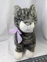 Enesco Precious Moments Cat Plush 13 Inch Gray Stripes 2002 Stuffed Anim... - £9.67 GBP