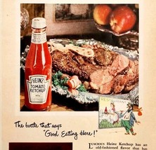 1949 Heinz Tomato Ketchup 57 Varieties Advertisement Condiments Pitt Pen... - $19.99
