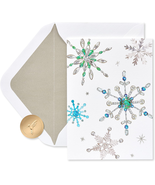 Holiday Cards Boxed with Envelopes, Warmest Wishes, Snowflakes (14-Count) - $384.34 MXN