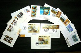 UNITED NATIONS Lot of 12 FDCs 1993-1998 Stamped &amp; Addressed to Switzerland - £24.01 GBP