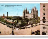 Mormon Temple Grounds Salt Lake City Utah UT WB Postcard N24 - £1.54 GBP