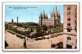 Mormon Temple Grounds Salt Lake City Utah UT WB Postcard N24 - £1.54 GBP