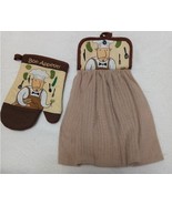 Oven Mitt and Hanging Towel Bon Appetit - $242.97 MXN