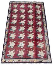 Handmade vintage Persian Gabbeh rug 2.6&#39; x 4.1&#39; (80cm x 128cm) 1970s - £913.14 GBP