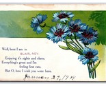 Generic Floral Greetings From Blair Nevada NV UNP Embossed DB Postcard H29 - £5.44 GBP
