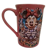 Disney Minnie Mouse Mickey Mouse Daisy Duck Pink 18 oz Coffee Mug Tiki K... - $19.59