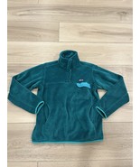 Patagonia Women&#39;s Re-Tool Snap-T Pullover Teal Green Size M - €42,21 EUR