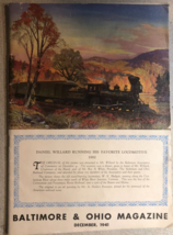 Baltimore &amp; Ohio Railroad Magazine Vintage December 1941 Issue - £14.79 GBP