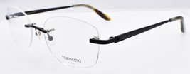Vera Wang Brizo BK Women&#39;s Eyeglasses Rimless 52-18-135 Black w/ Crystals - £33.36 GBP