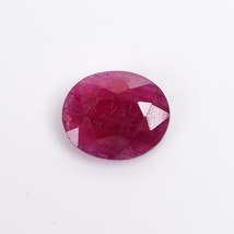 100% NATURAL RUBY SHAPE OVAL LOOSE GEMSTONE 5.10 CT 12x10x4 mm - $60.00