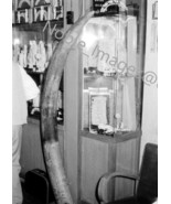 1950s Shop Giant Tusk on Display Hong Kong Photo B&amp;W Negative - £2.72 GBP