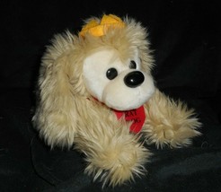 8&quot; Vintage Adventures In Advertising Rat Dog Puppy W/ Crown Stuffed Animal Plush - £18.63 GBP