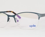 Opdo Brille 7197.02 Matt Blaugrün Einzigartig Selten 53-16-135 Deutschland - $104.90 CAD