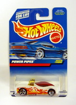 Hot Wheels Power Pipes #1100 White Die-Cast Car 1999 - £3.14 GBP