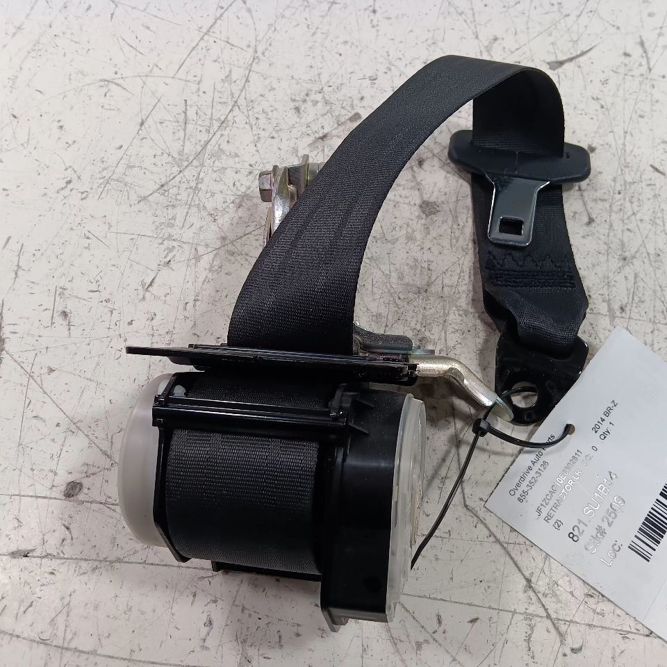 Subaru BRZ Seat Belt Strap Retractor Left Rear Back  2013 2014 2015 2016 - $32.79