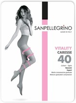 Tights Women&#39;s Support Caresse 40 Den Compessione Media Tights Sanpelleg... - £4.30 GBP+