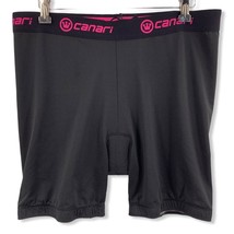 Canari Black Cycling Shorts Pink Accents Large - £13.79 GBP