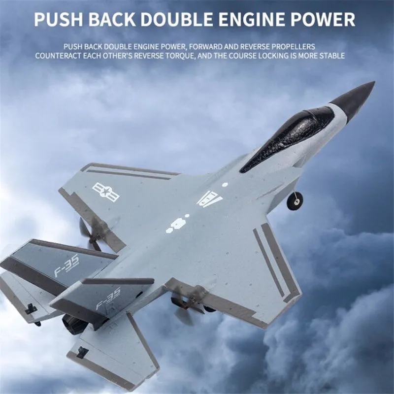 2.4G 3.5CH EPP RC Airplane Flybear F35 Fighter 315mm Wingspan Remote Control - £62.49 GBP+