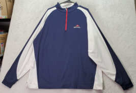 FootJoy Activewear Golf Shirt Mens 2X Navy Reflection Bay Long Sleeve Quater Zip - £21.75 GBP