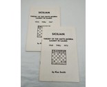 Set Of (2) Sicilian Theory Of The Smith-Morra Gambit In Games 1846-1973 ... - $43.55