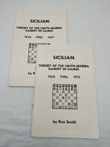 Set Of (2) Sicilian Theory Of The Smith-Morra Gambit In Games 1846-1973 Booklets - £34.17 GBP