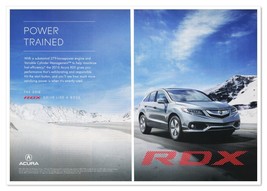 Acura RDX Compact-Luxury SUV Power Trained 2016 2-Page Print Magazine Auto Ad - £9.67 GBP