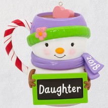 Hallmark Ornament 2018 - Daughter Snowman Mug - $12.01