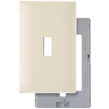 Pass &amp; Seymour Almond 1 gang Plastic Toggle Wall Plate - $6.95