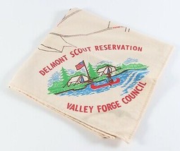 Vintage Delmont Scout Reservation Valley Forge Boy Scouts BSA Neckerchief - £10.60 GBP