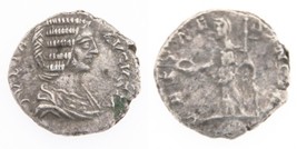 197 AD Roman Empire AR Denarius Julia Domna Vesta Laodicea Silver Coin RIC-648 - £91.40 GBP