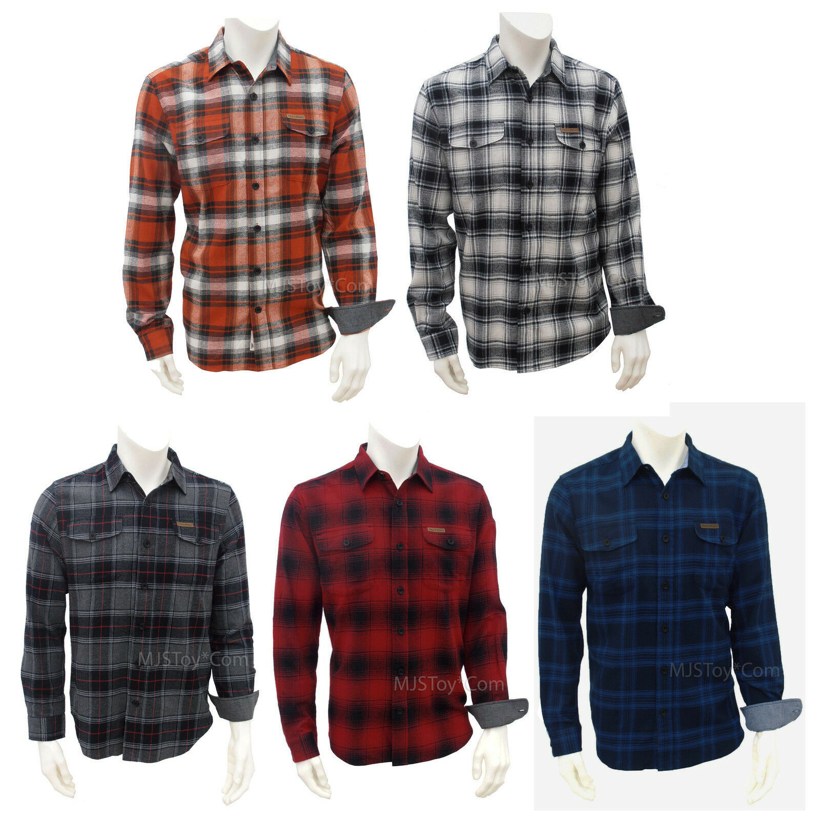 Primary image for NWT Field & Stream Men Soft Plaid Button Front Long Sleeve Cotton Flannel Shirt