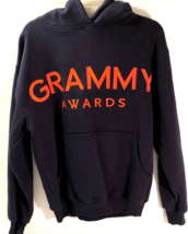 $50 Official 47th Grammy Awards 2005 Navy Blue Pullover Stitched Hoodie S - £46.50 GBP