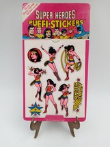 Wonder Woman Puffi 3-d Stickers 1981 Super Heroes Vtg Original DC Comics... - £26.10 GBP