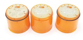 Lot Of 3 Telemecanique XVA-LC3 Orange Stack Lights XVALC3O - £36.55 GBP