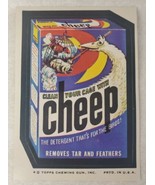 1974 Topps Wacky Packages Cheep Detergent Sticker Card Tan Back Series 8 - £11.52 GBP