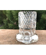 Toothpick Holder American Brilliant Cut Glass Unusual Cut Foot 1885-1915... - €41,79 EUR