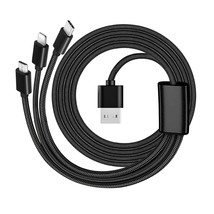3-In-1 Usb Cable Charger Charging Cord For A.Pple Tv 4K Remote Control 1St 2Nd 3 - £13.34 GBP